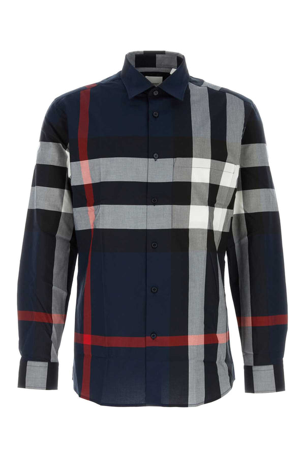 Burberry 100% Cotton shirt in navy