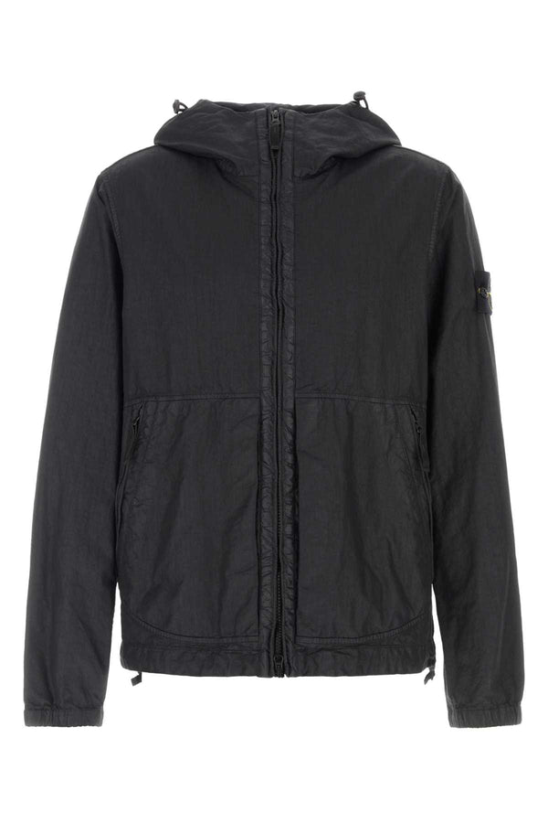 Stone Island Exterior: 100% Nylon jacket in black