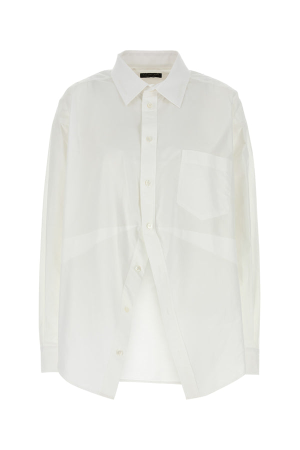 Balenciaga Cotton 100% shirt in white