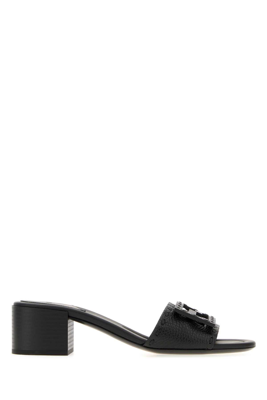 Fendi 100% Calf exterior mule in black