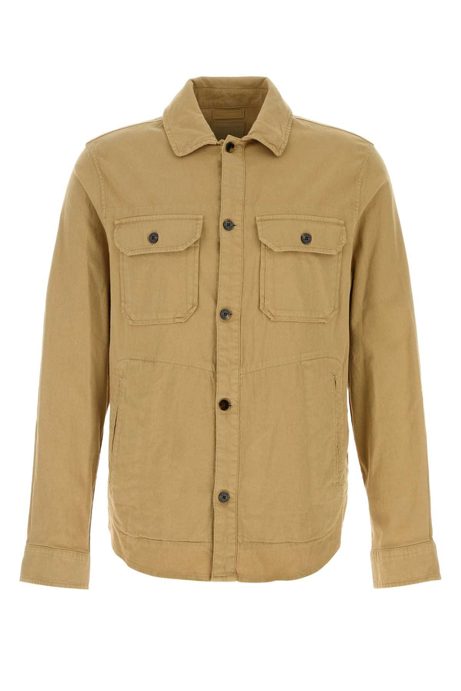 Woolrich Blend 68% Cotton overshirt in beige