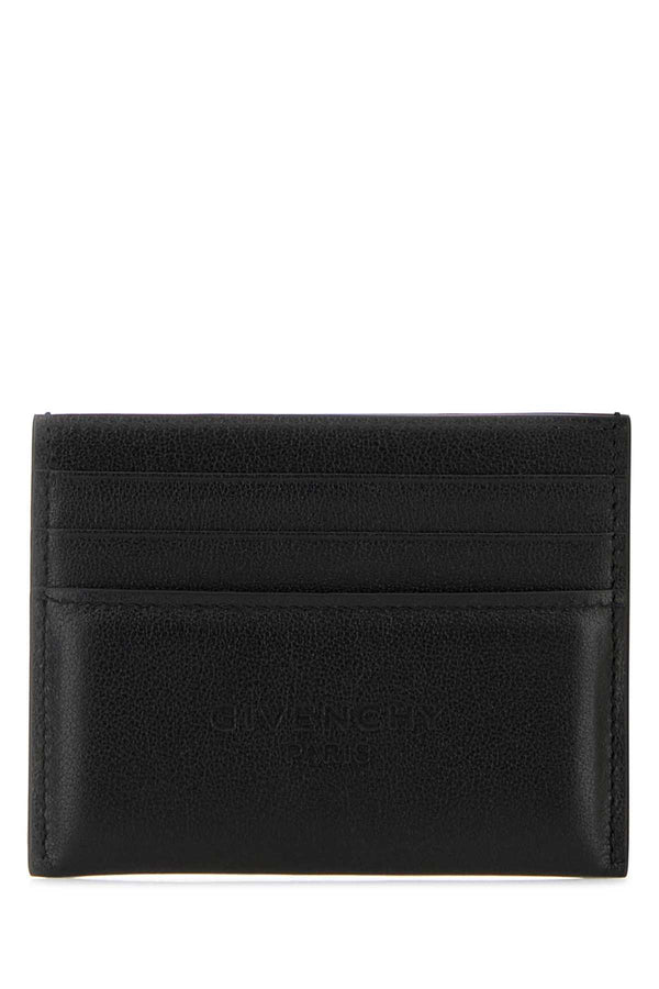 Givenchy Card 100% Calf card case in black