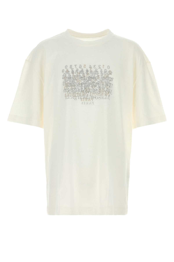 Maison Margiela 100% Cotton t-shirt in white