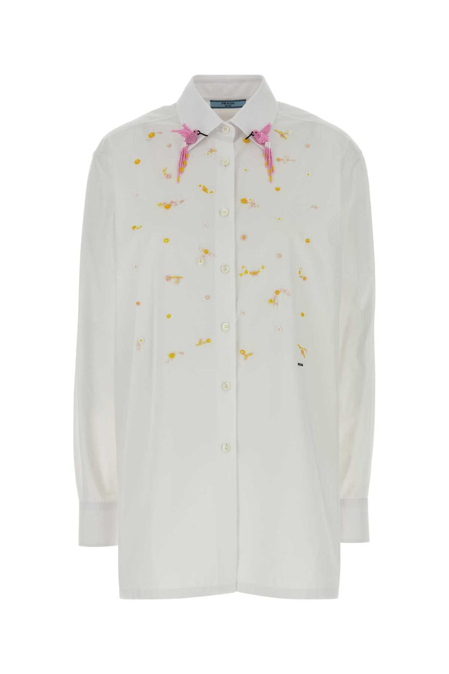 Prada 100% Cotton shirt in white