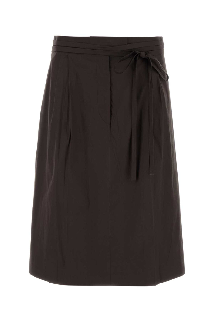 Prada 78% cotton skirt in brown