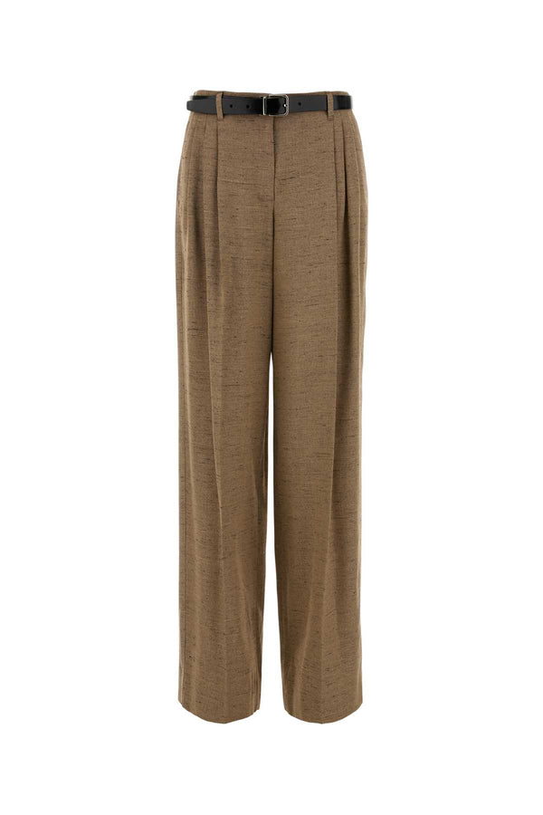 Dolce & Gabbana 90% Viscose trousers in beige