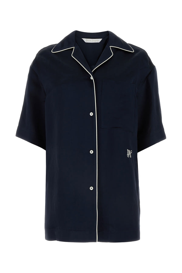 Palm Angels Cotton shirt in navy