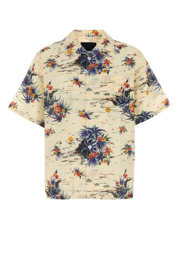 Prada 100% Cotton shirt in beige
