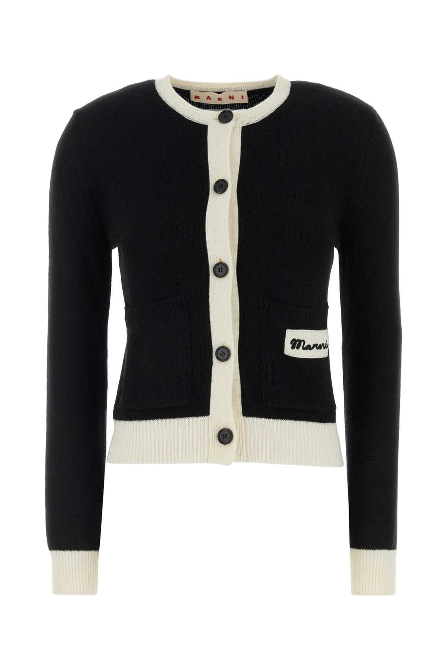 Marni 80% Wool cardigan in black