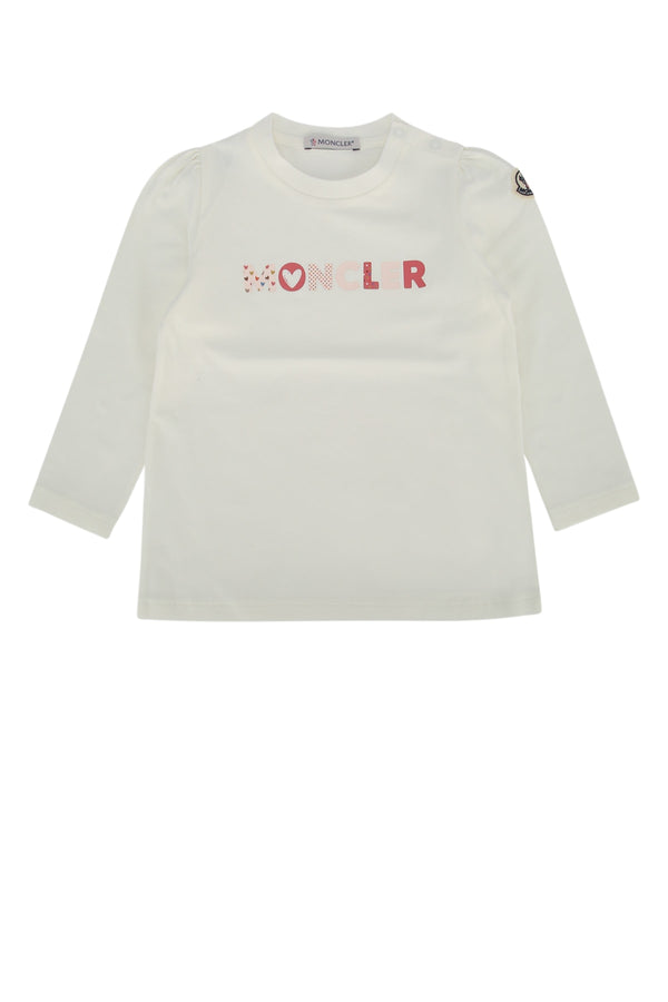 Moncler Jr Cotton t-shirt in white