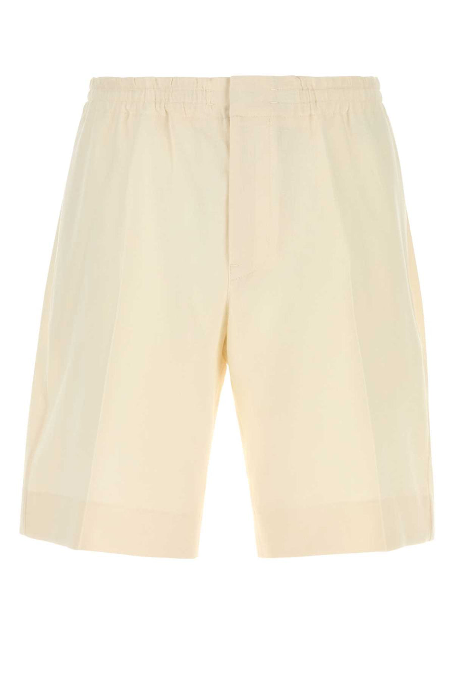 Zegna 100% Linen shorts in beige