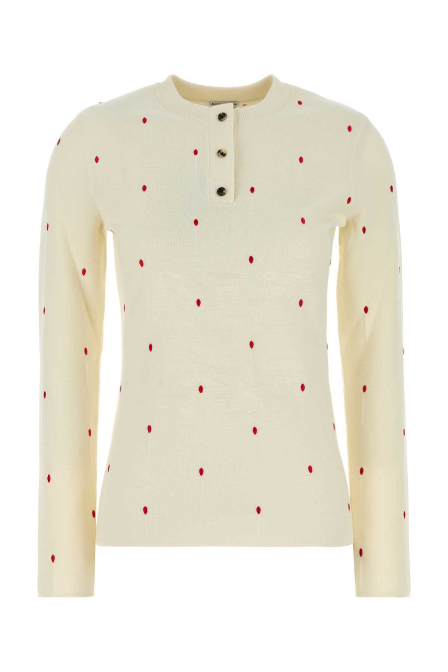 Bottega Veneta Fiammifferi 83% Cotton sweater in beige