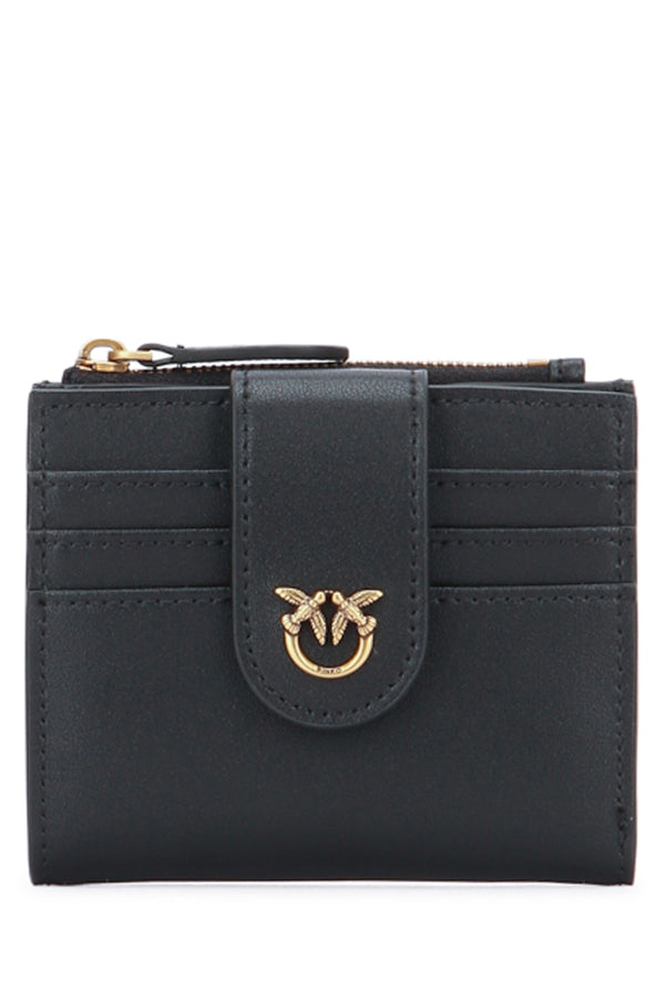 Pinko Purpose 100% leather wallet in black