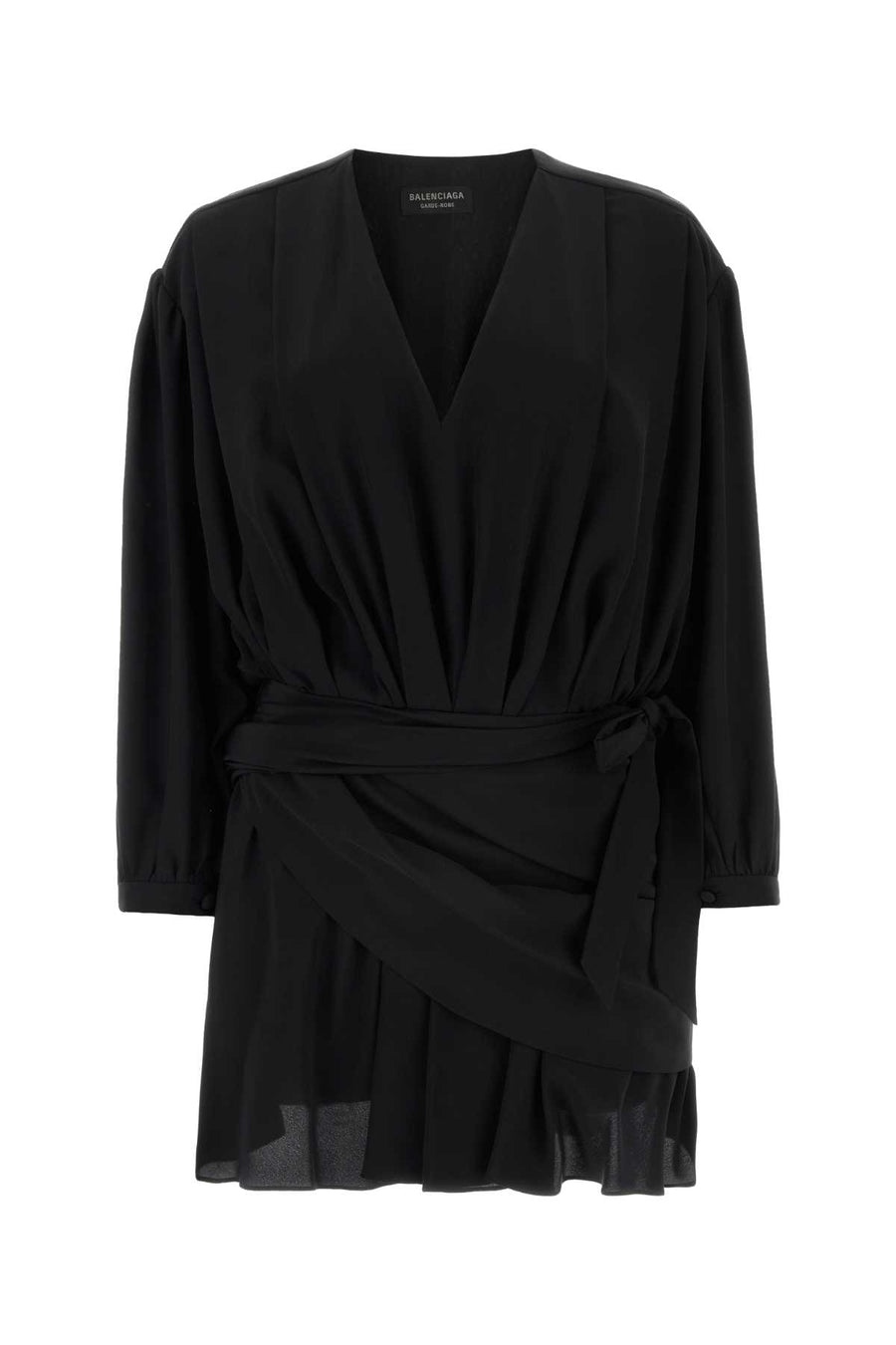 Balenciaga 100% Silk dress in black