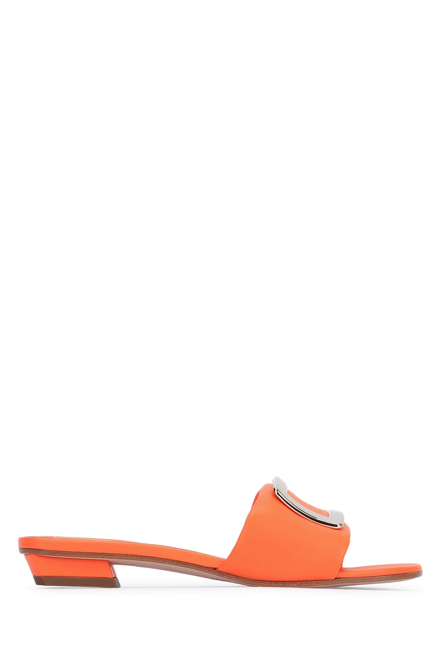 Roger Vivier Mule Textile upper mule in orange