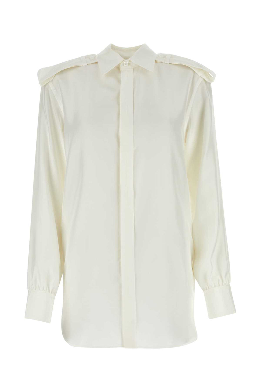 Burberry 100% Silk shirt in white