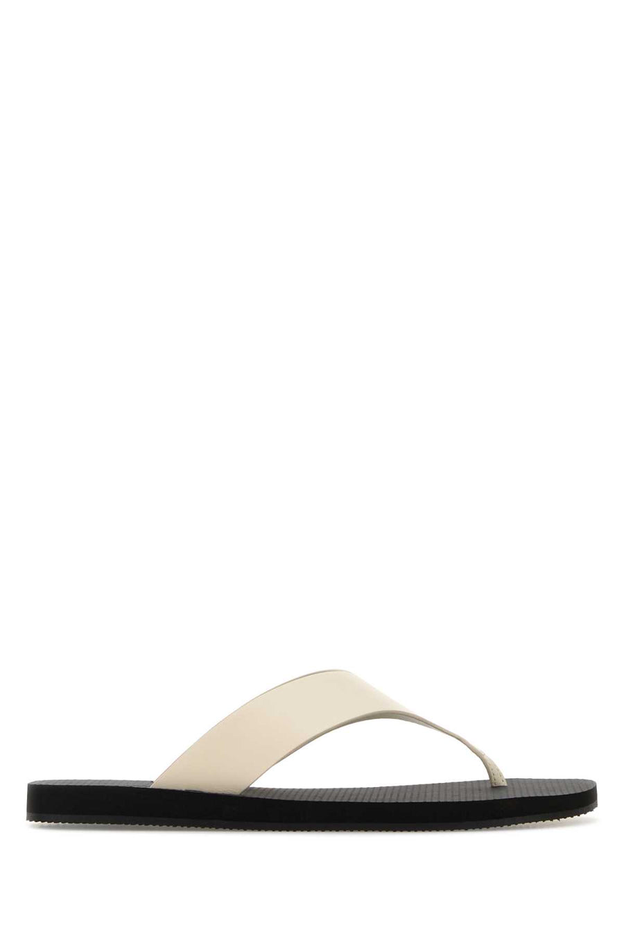 The Row Classic Exterior: 100% Leather flat in beige