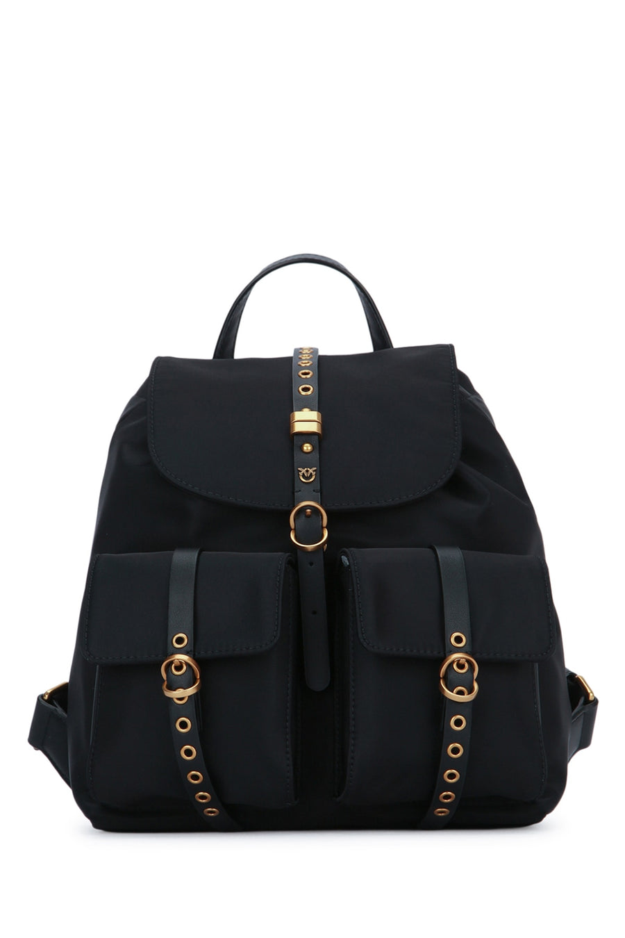 Pinko Classic Nylon and PU backpack in black