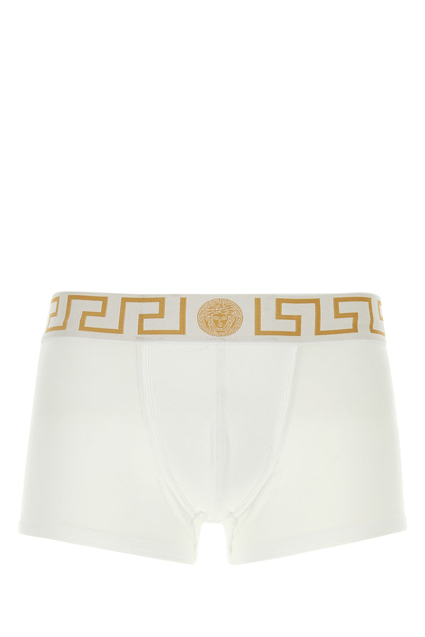 Versace Rise Outer fabric: 94% Cotton boxer briefs in white