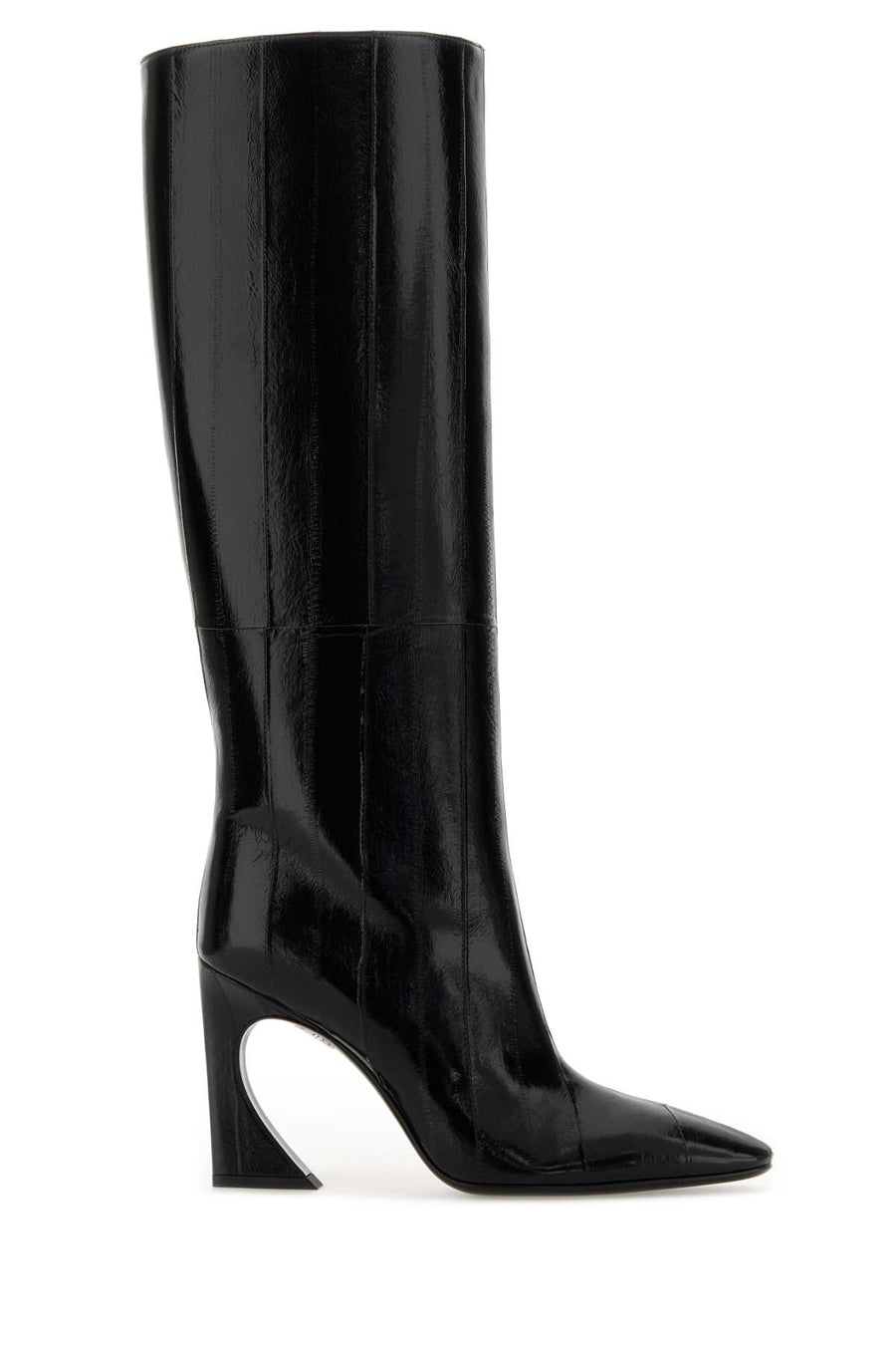 Fendi Anguilla Exterior: 100% Hagfish boot in black