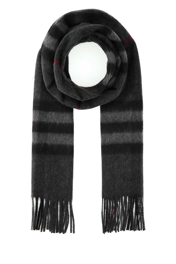Burberry 100% Cashmere scarf in gray