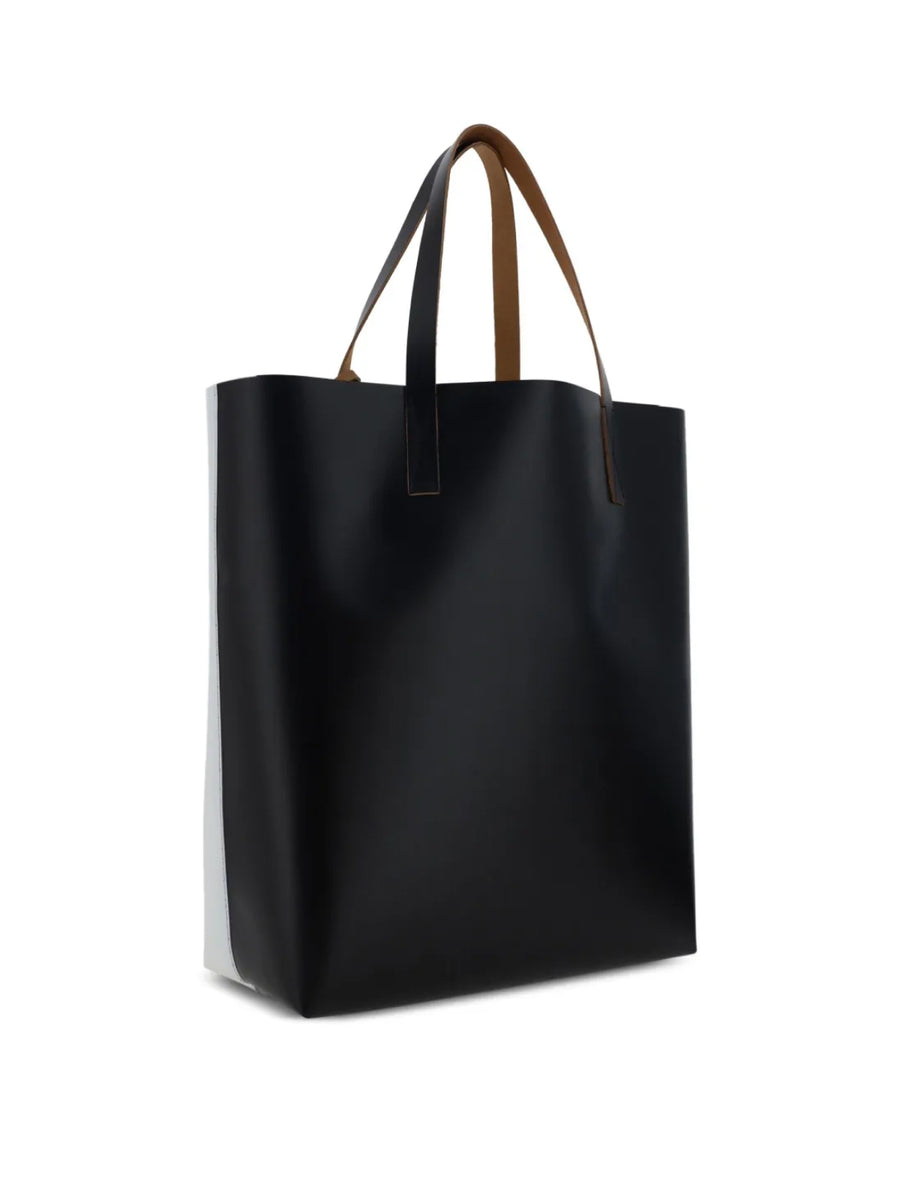Marni Polyurethane tote bag in black