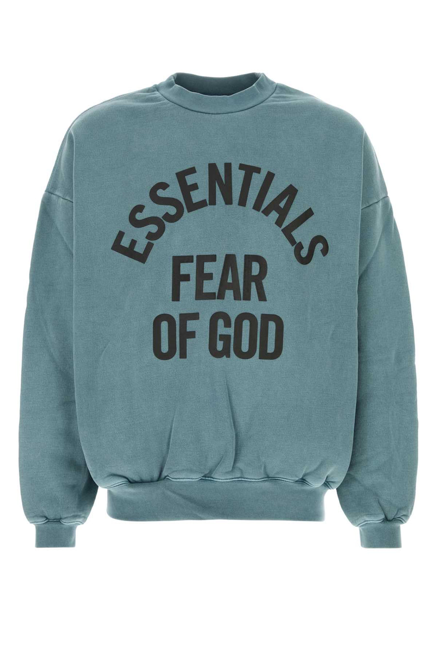 Fear Of God Essential Crewneck 100% Cotton sweatshirt in blue