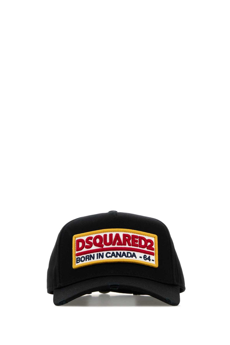 Dsquared2 BCM098305C00001 100% Cotton baseball cap in black