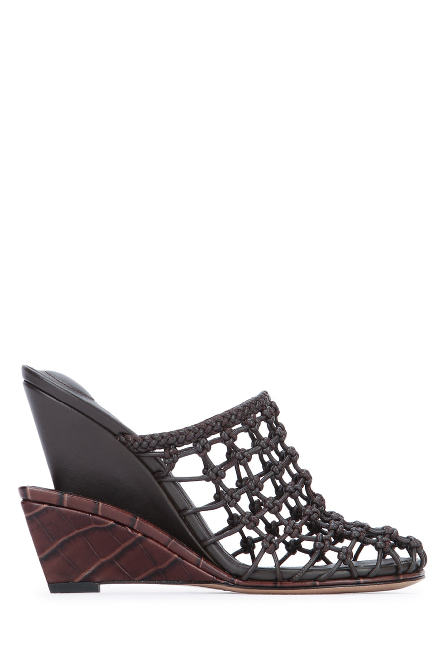 Jacquemus Doubles Nappa leather mule heel in black