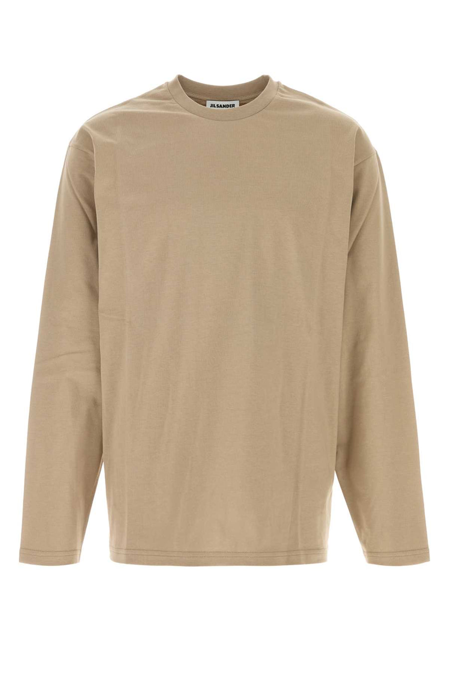 Jil Sander 100% Cotton t-shirt in beige