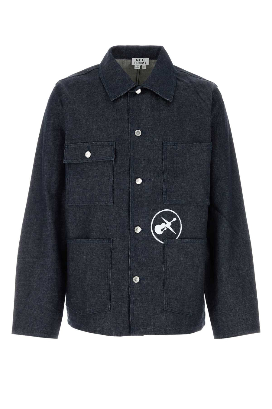 A.P.C. Grand 100% Cotton jacket in navy