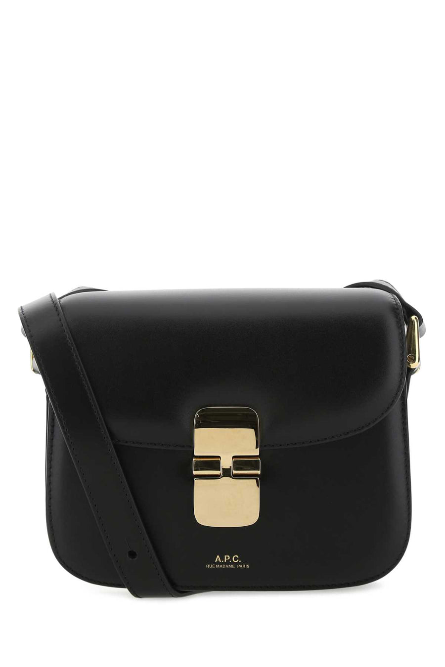 A.P.C. 100% Calfskin crossbody bag in black