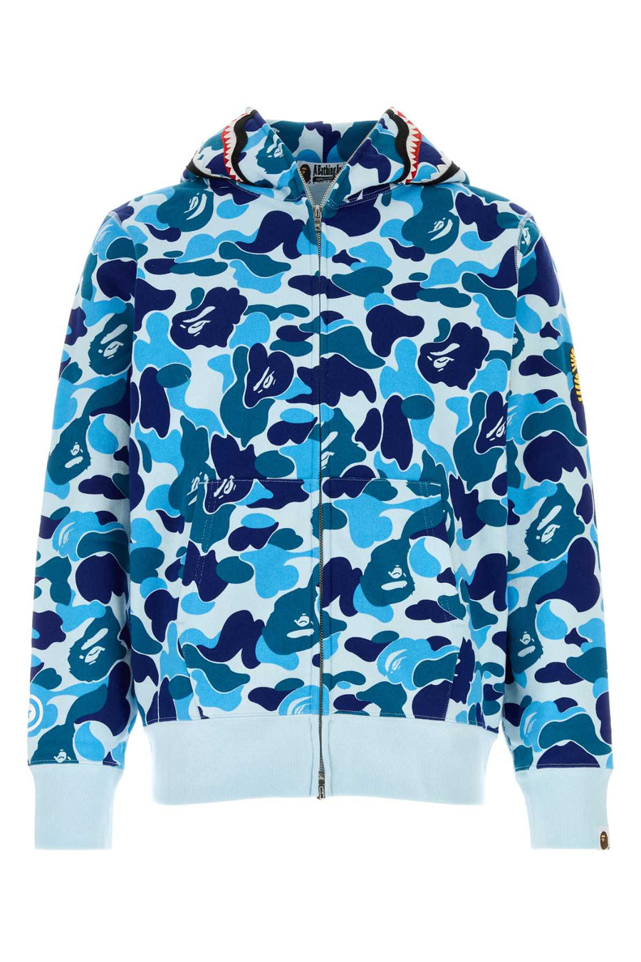 Bape Camo 100% Cotton hoodie in blue