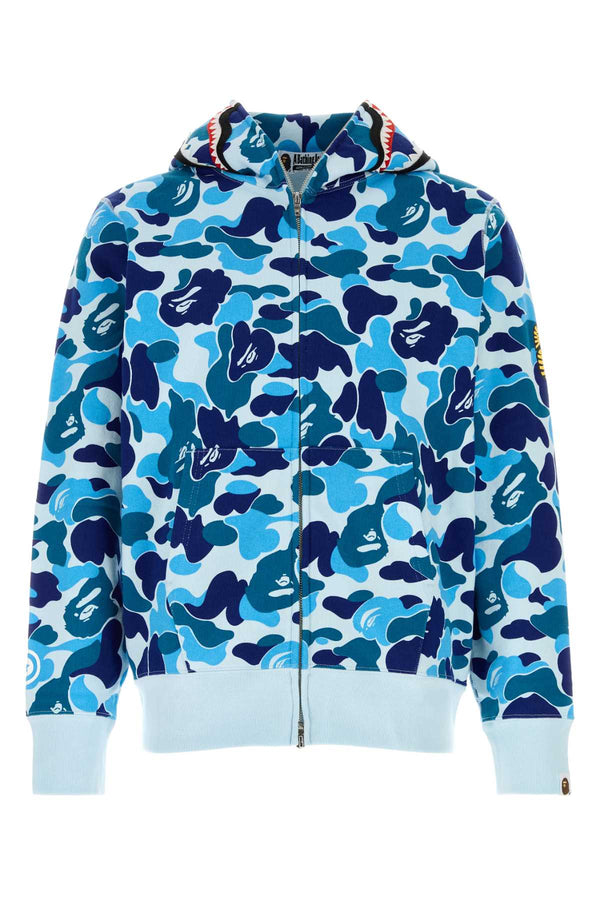 Bape Camo 100% Cotton hoodie in blue
