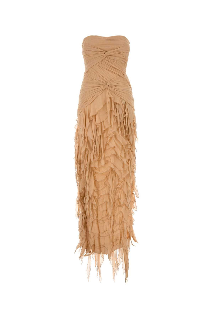 Blumarine Exterior: 100% Nylon; Lining: 71% Nylon dress in pink