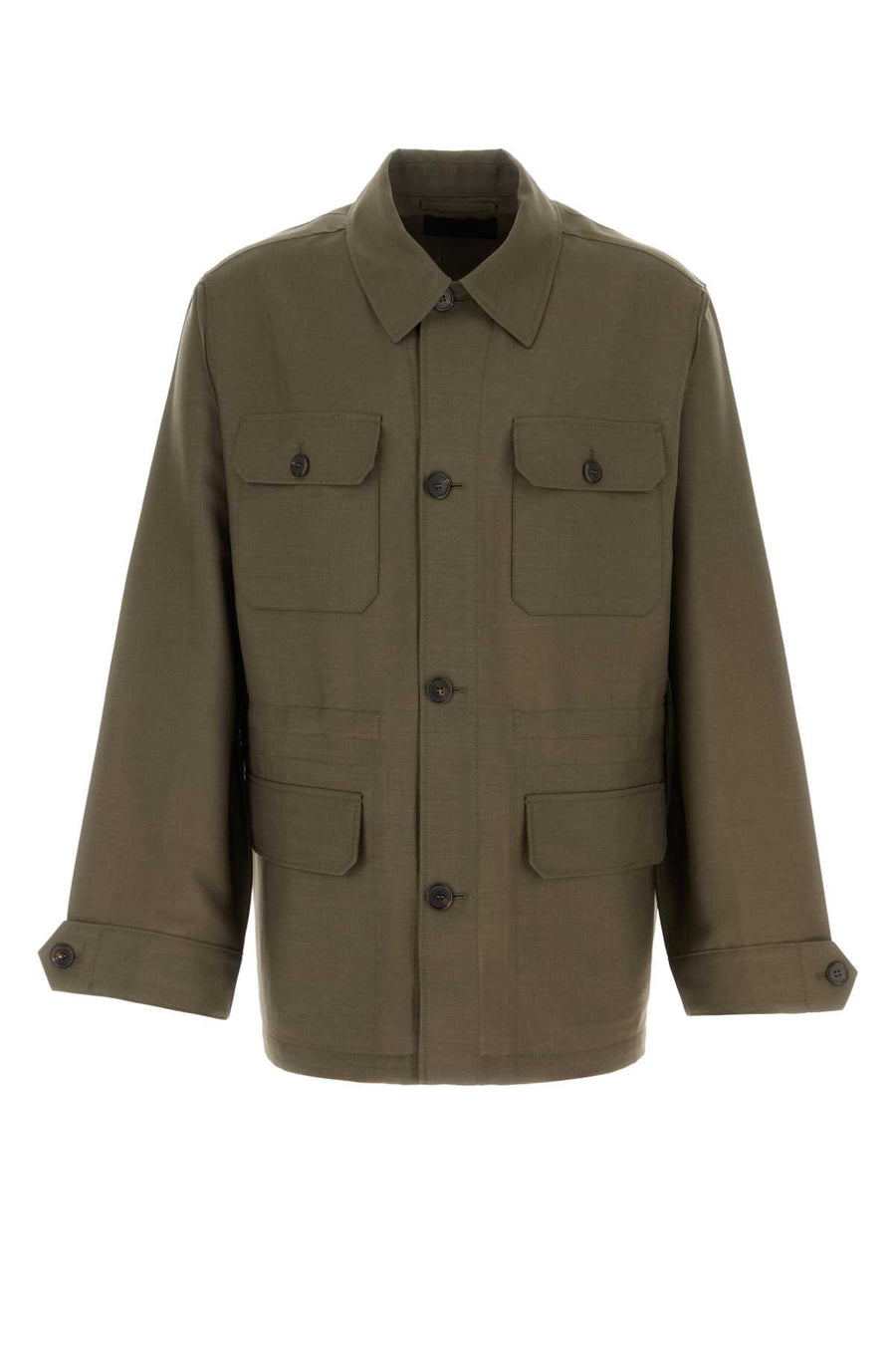 Prada 60% Mohair jacket in green