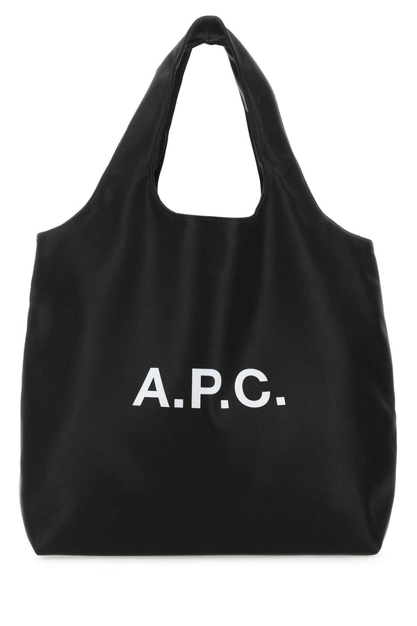 A.P.C. 55% polyurethane shoulder bag in black
