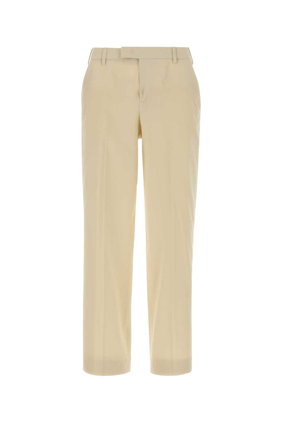 Pt Torino 100% Cotton trousers in beige