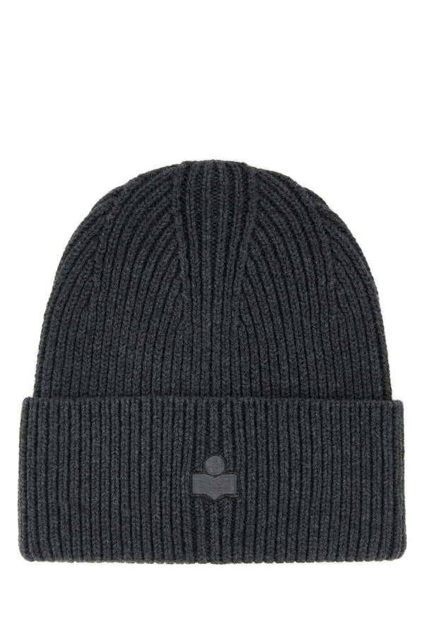 Isabel Marant MAYERS-GA 68% cotton beanie in gray
