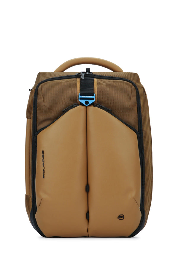 Piquadro Porta Neoprene backpack in camel