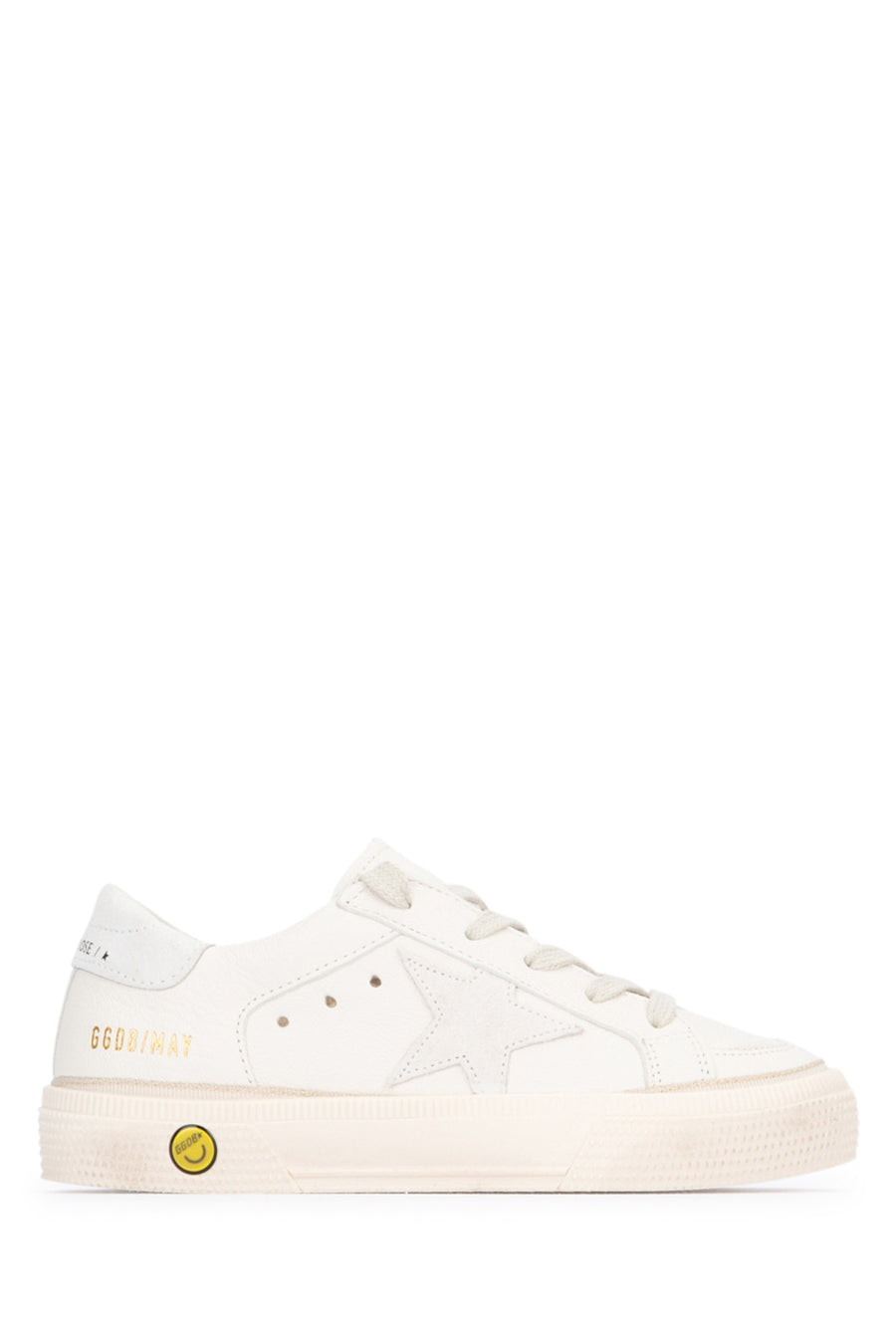 Golden Goose Kids Nappa Goat leather 92% sneaker in white