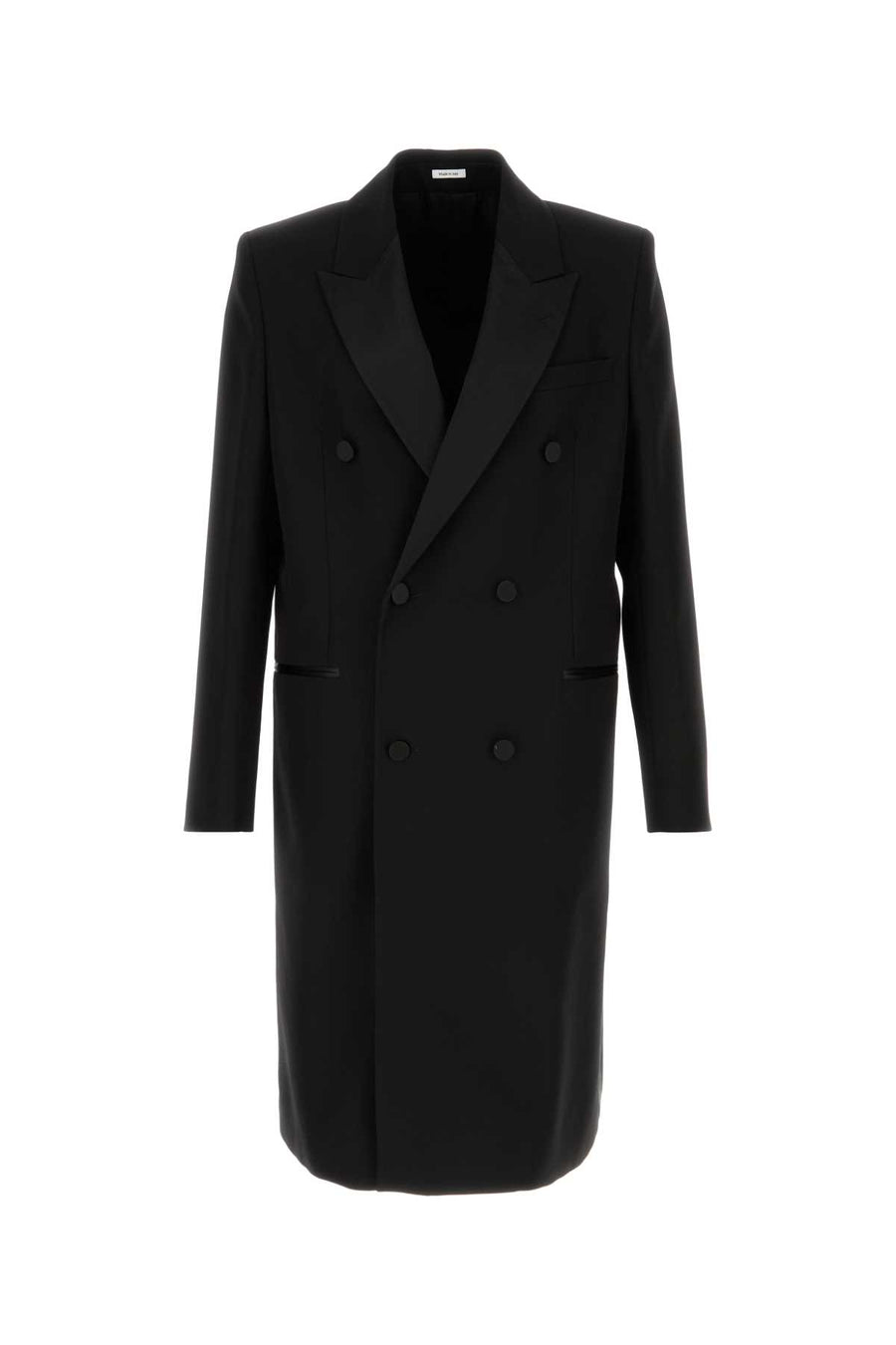Alexander McQueen Evening Wool 100% coat in black