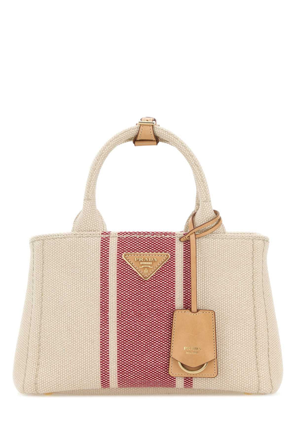 Prada 100% Fabric exterior tote bag in beige