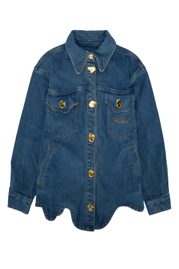 Moschino Kids Denim jacket in blue