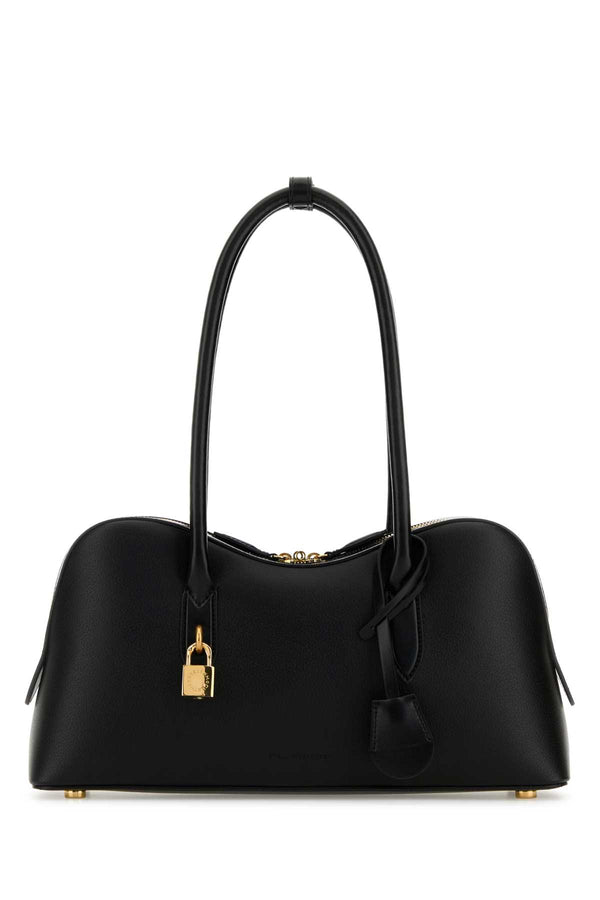 Stella McCartney Embossed 70% Truehemp shoulder bag in black