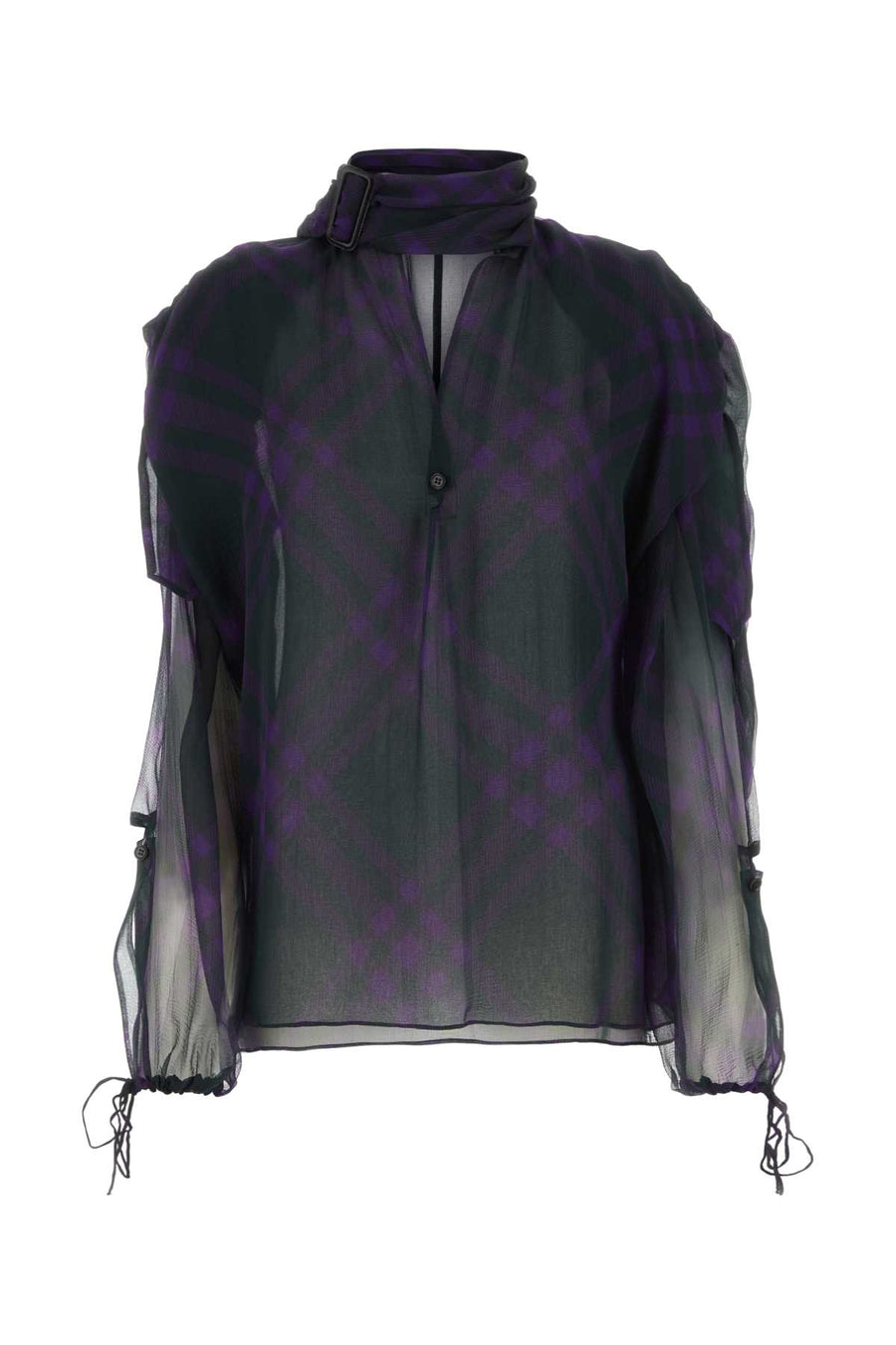 Burberry Exterior: 100% Silk blouse in purple