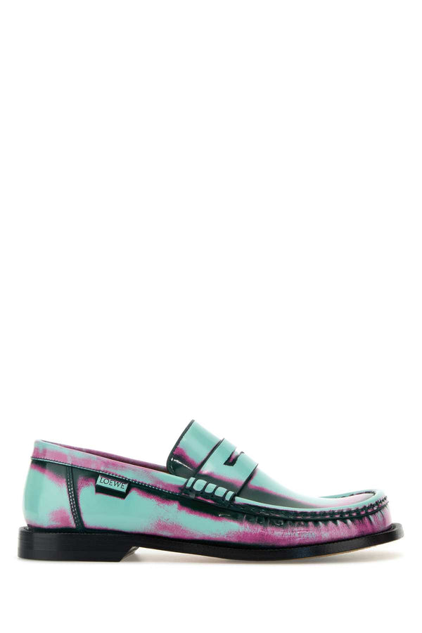 Loewe Loafer Exterior: 100% Calf loafer in multicolor