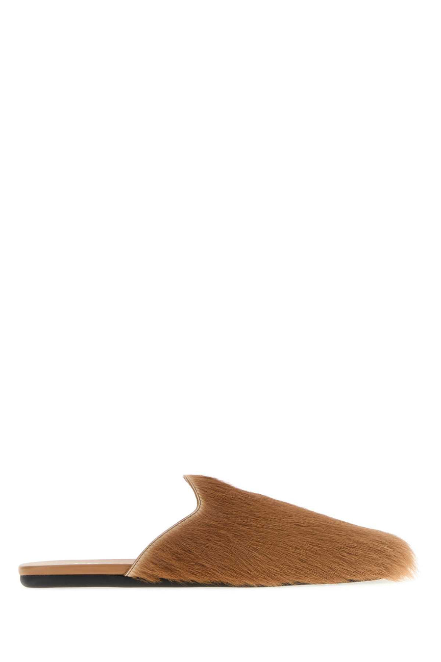 Prada 100% Bostaurus slipper in camel