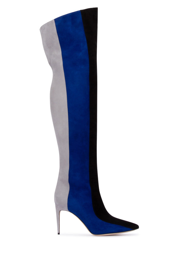 Manolo Blahnik Suede boot in blue