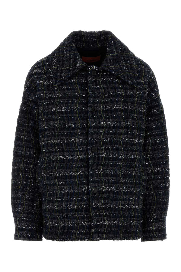 Missoni Over Exterior: 63% Viscose jacket in navy